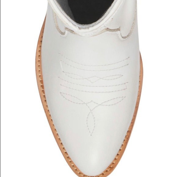 NWT Steve Madden White Laredo Western boot+Cowboy+Cowgirl Boot+Leather+7+7.5+8 - Picture 4 of 4